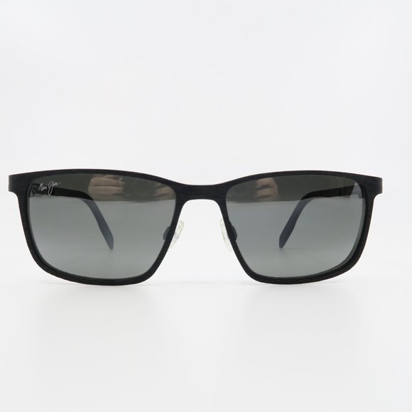 Maui Jim CUT MOUNTAIN MJ532-2M Black Stripe/Gray Polarized Sunglasses w/defect - Picture 2 of 6